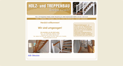 Desktop Screenshot of holz-und-treppenbau.de