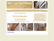 Tablet Screenshot of holz-und-treppenbau.de